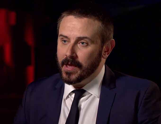 Reporter Jeremy Scahill, pictured here, published a 2013 story in ‘The Intercept’ pertaining to a terrorist watch list that is not named, but mirrors the description in the court documents. Additionally, Scahill participated in a book tour for a book he wrote in 2013 which alluded to drones. (Courtesy of YouTube)