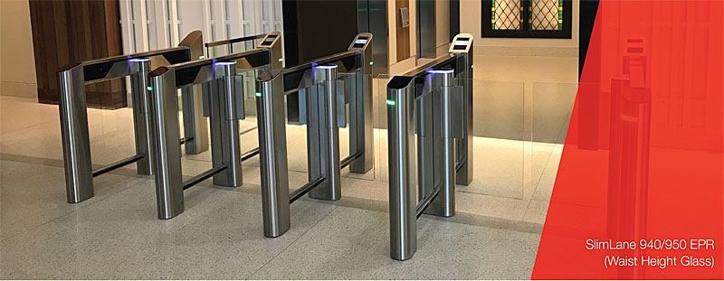To secure employee and visitor access to its new headquarters, LifeWay chose Automatic Systems’ SlimLane EPR optical turnstiles for the lobby.