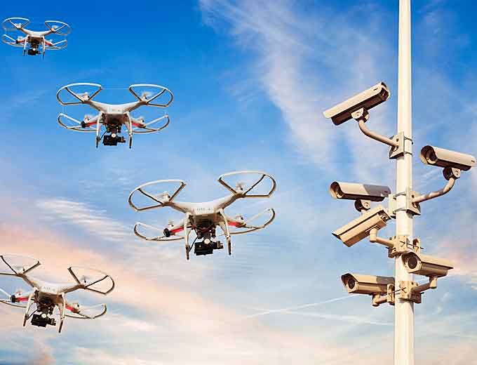 Surveillance drones are here and ready to be deployed as an additional sensor in your video management system. (Courtesy of PureTech Systems)