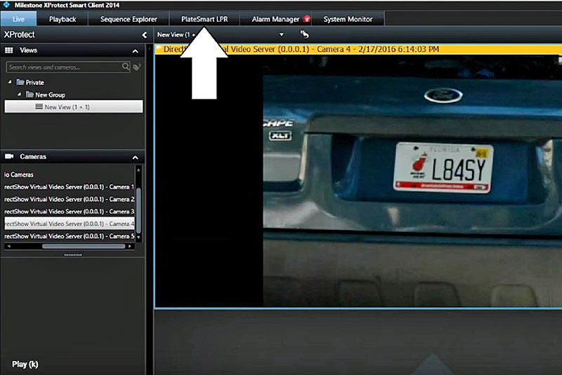By clicking on the PlateSmart LPR tab, users can access a complete history of their license plate captures.