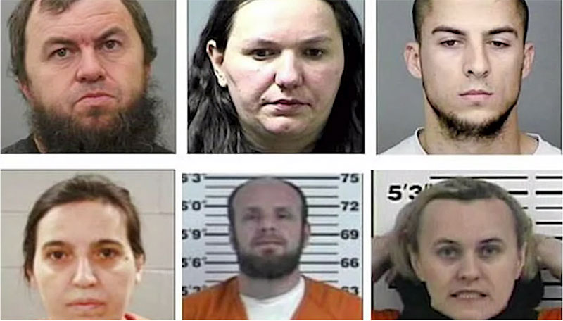 Six Bosnian immigrants who allegedly provided material and financial support to an overseas militant fighter. (Courtesy of YouTube.)