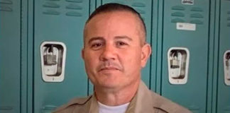 Off-duty Los Angeles County sheriff's deputy Capt. Kent Wegener was critically wounded Monday when he was shot in the head as he waited in line at a fast-food restaurant, officials said. (Courtesy of the Los Angeles County Sheriff’s Department)