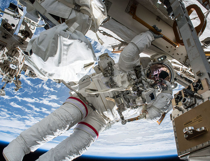 The extent of the breach, which happened in April 2018, was such that the Johnson Space Center, with responsibility for programs including the International Space Station, decided to disconnect from the gateway altogether. (Pictured here, NASA astronaut Drew Feustel, shown during a spacewalk at the International Space Station March 29. Courtesy of NASA.)