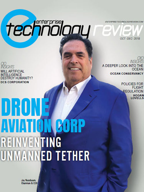 Jay Nussbaum, Chairman and CEO of Drone Aviation Corp. (Courtesy of enterprise technology review)