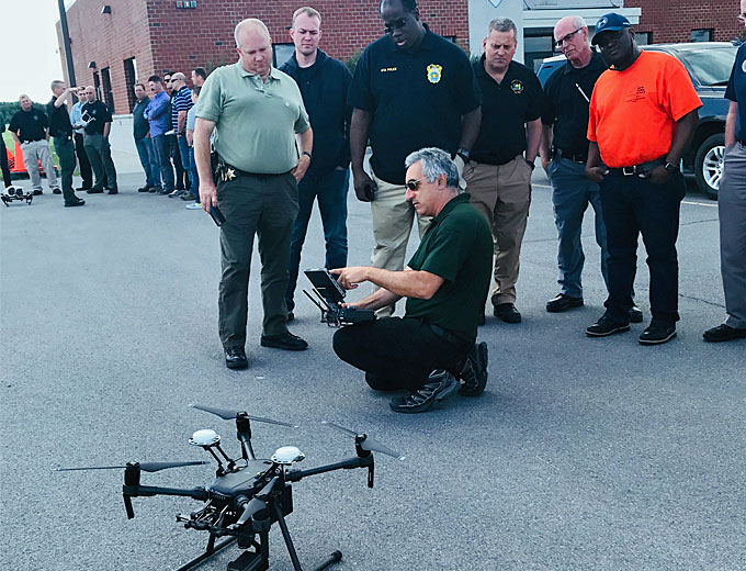 Drones have emerged as an important and effective tool in responding to emergencies and disasters and NYS DHSES, like many government agencies across the country, has developed a program to use drones for public safety/emergency response purposes. (Courtesy of NYS DHSES)