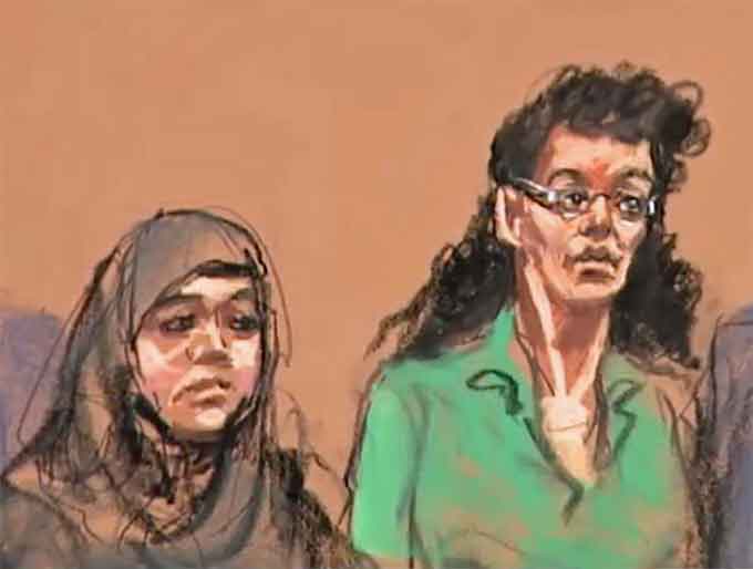 Noelle Velentzas, 31, and Asia Siddiqui, 35, taught each other chemistry and electrical skills that could be used to build bombs, drawing inspiration from terror attacks launched on US soil like the 1993 World Trade Center bombing and the 1995 Oklahoma City bombing. (Courtesy of YouTube)