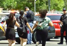 A gunman armed with a rifle opened fire in an El Paso shopping area packed with as many as 3,000 people during the busy back-to-school season, leaving 20 dead and more than two dozen injured, as shoppers ran for their lives. (Courtesy of YouTube)