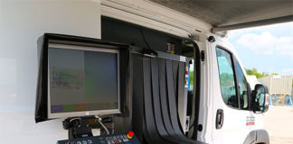 The Smiths Detection ScanVan 100100 PRO is a vehicle mounted X-ray inspection designed to enhance security operations by allowing organizations to deploy a temporary checkpoint in less than 5 minutes.