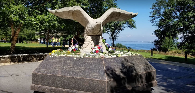 Monmouth County Park System is hosting a Memorial Ceremony at 8 a.m. on Wednesday, September 11 at Mount Mitchill Scenic Overlook. All are invited to attend this ceremony. (Courtesy of the Monmouth County Park System.)