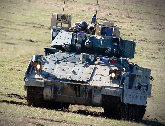 Three soldiers were killed and another three injured while riding in their Bradley Fighting Vehicle during a training accident at Fort Stewart in Georgia on Sunday morning, Army officials announced. (Courtesy of the U.S. Army)