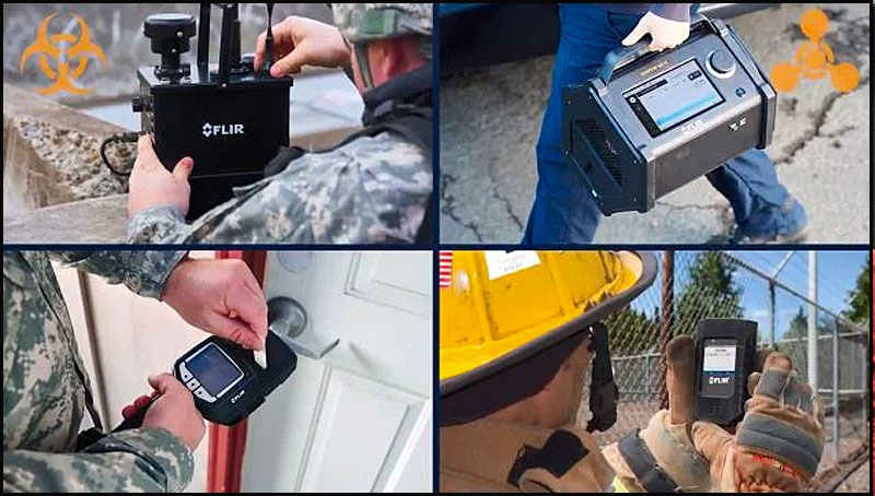 FLIR safeguards people and property by providing tools that see and sense harmful CBRNE substances.