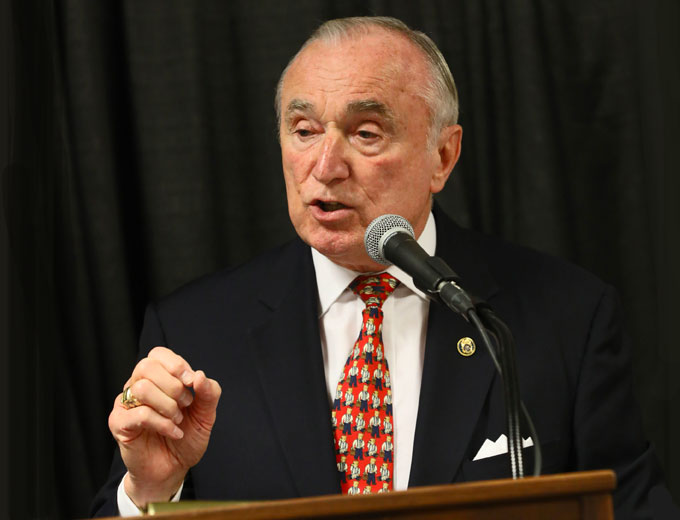 The 'ASTORS' Awards Luncheon featured an impassioned and compelling keynote address by William (Bill) Bratton, former police commissioner of the NYPD twice, the BPD, and former chief of the LAPD, on the history of policing in America and the evolution of critical communication capabilities in our post 9/11 landscape.