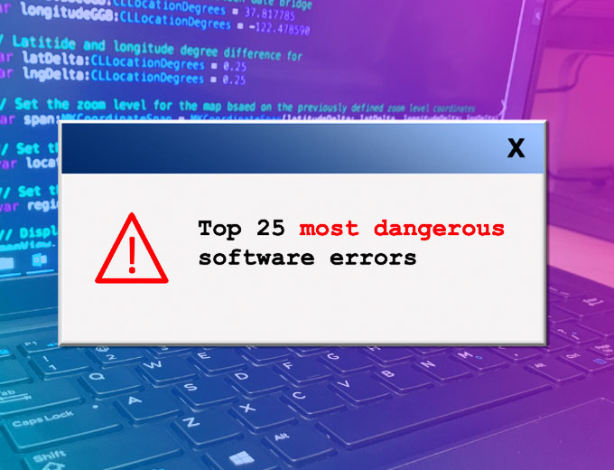 The ranking system used to determine the top 25 most dangerous software errors was based on a formula that accounted for prevalence and severity. Weaknesses that are both common and can cause significant harm received a high score, while issues that are rarely exploited or have a low impact were filtered out. (Courtesy of DHS S&T)