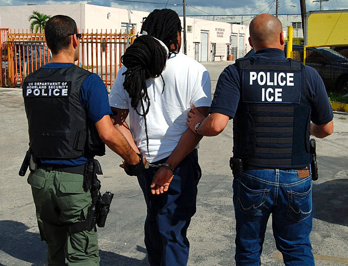 ICE ERO ops target public safety threats, like convicted criminal aliens & gang members, as well as people who've otherwise violated immigration laws, including those who illegally re-entered the US after being removed & immigration fugitives ordered removed by fed immigration judges. When law enforcement agencies fail to honor immigration detainers and release serious criminal offenders onto the streets, it undermines ICE’s ability to protect public safety and carry out its mission. (Courtesy of ICE)