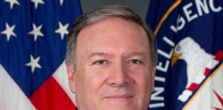 Michael R. Pompeo, the 70th United States secretary of state. He is a politician, attorney, former United States Army officer and was Director of the Central Intelligence Agency from January 2017 until April 2018. (Courtesy of Wikipedia.)