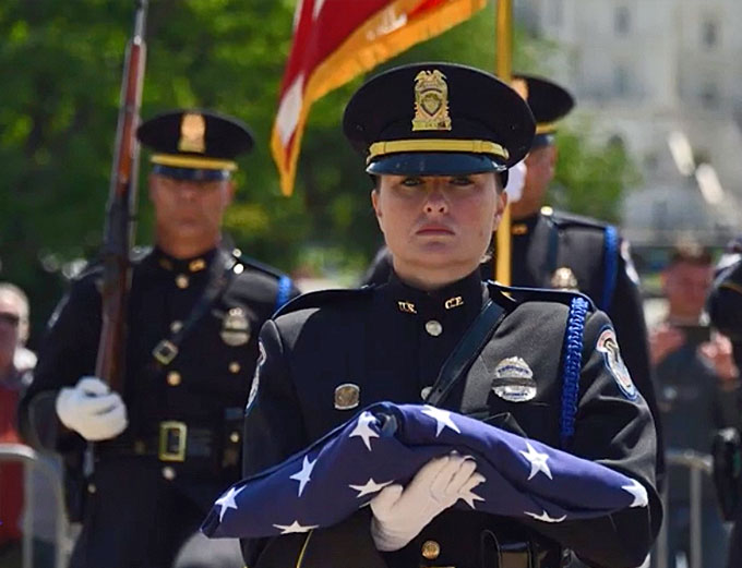 For the first time in over thirty-nine years, the National Fraternal Order of Police, families and colleagues of the nation's fallen peace officers could not come together in Washington D.C. to honor the memories of our heroes due to the COVID-19 pandemic. Rather, they assembled virtually on 15 May at to honor the 185 law enforcement officers who gave their lives in the line of duty with a special video production  streamed on the FOP social media platforms. (Courtesy of the National FOP)