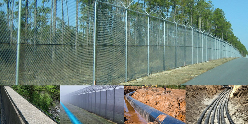 FiberPatrol’s advanced fiber optic technology detects and locates intrusion attempts with different models available to address varied applications to include fence-mounted perimeter protection, buried perimeter protection, wall protection, and buried pipeline protection.