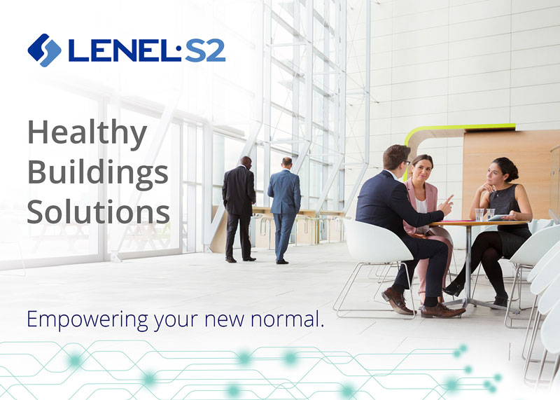 LenelS2 Healthy Buildings Solutions offer ways to protect people and assets as well as optimize building health and efficiency.