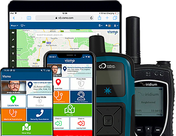 Vismo is available for a range of devices and platforms including iPhone, iPad, Windows, Android and Satellite Phones.