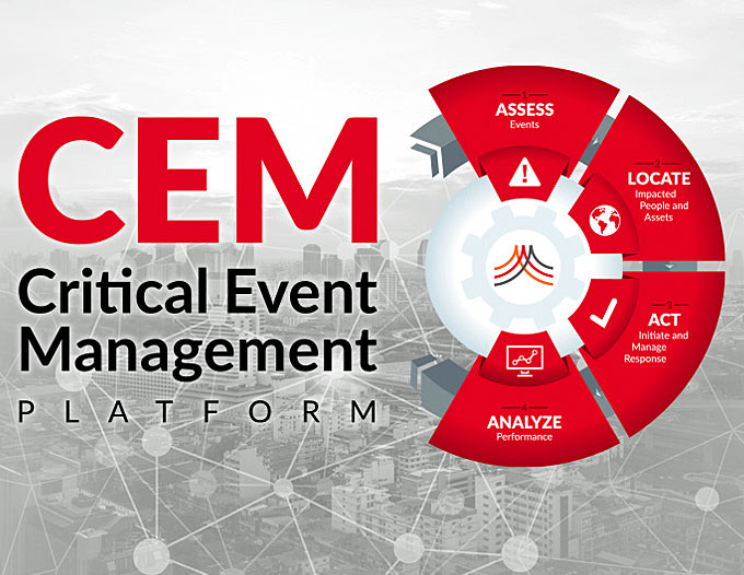 A critical event is a disruptive incident which poses serious risk or threat to assets or people. An effective Critical Event Management program and strategy is an integrated, end-to-end process that enables organizations to significantly speed up responses to critical events and improve outcomes by mitigating or eliminating the impact of a threat. Imagine your business continuity, disaster recovery, active assailant, emergency response, natural disaster, IT incident risk management, and mass notification all rolled up into an easy-to-execute, strategic plan with long-term benefits.