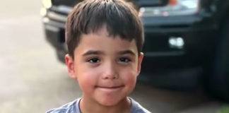 Josiah McIntyre, 6, was infected with a brain-eating amoeba found in the water of splash fountain the boy had played in. Josiah died on the evening of September 8th. (Courtesy of YouTube)
