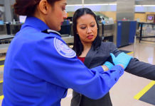 Pat-down procedures are used by TSA screeners to determine if prohibited items or other threats to transportation security are concealed on the person, however, in the post-COVID aviation environment, airports and airlines are embracing “contactless” travel procedures, including airport temperature checks and self-service biometrics.