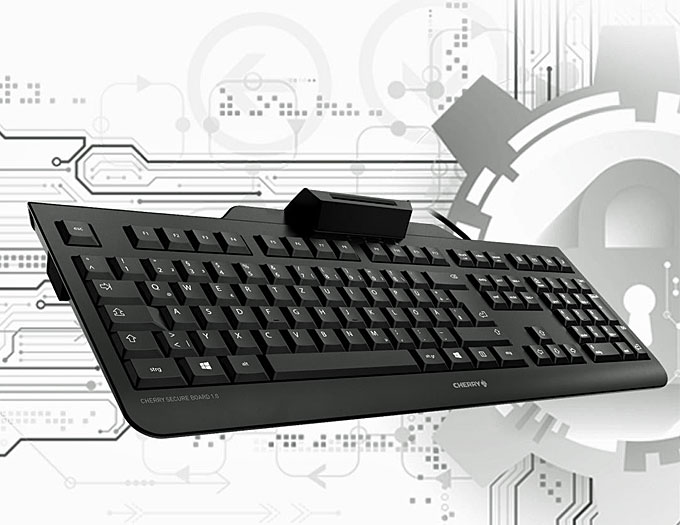 Security begins at the input device – stay protected from keyloggers and BadUSB attacks with the SECURE BOARD 1.0 from CHERRY. With the new CHERRY SECURE BOARD 1.0, accessing sensitive credentials and passwords will be impossible for hardware keyloggers, as keys are entered in encrypted form.