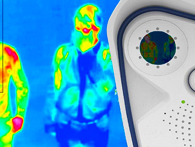 More and more companies, authorities and institutions use MOBOTIX thermal technology as a proactive warning system. MOBOTIX TR (Thermal Radiometry) technology allows you to measure thermal radiation in the entire image area and assign a temperature value to each pixel.