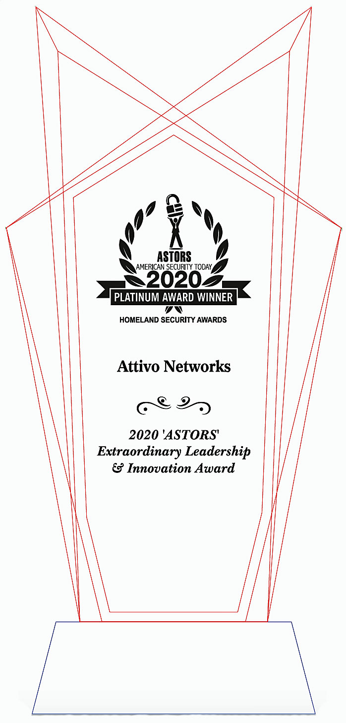 Attivo Networks was recognized with a coveted '2020 Extraordinary Leadership & Innovation Award' for continued innovation in the field of advancing deception technology and advanced network security threat detection.