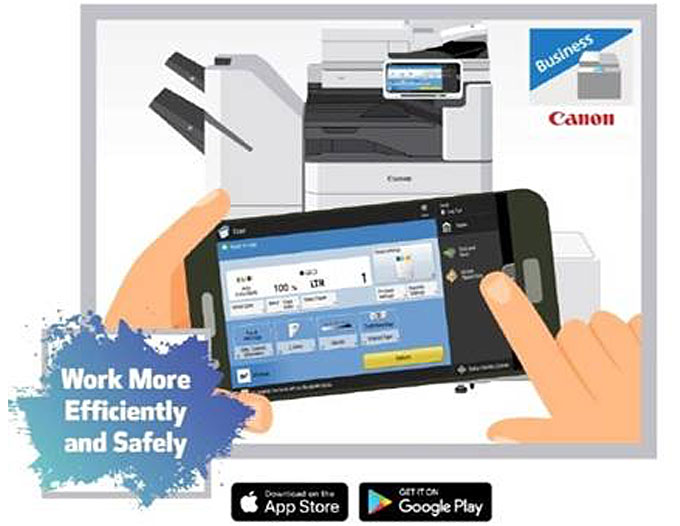 2020 'ASTORS' Multiple Award Winner Canon U.S.A. Announces Availability of New Touchless MFP Operation with the Canon PRINT Business App