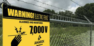 FORTIFEYE’s multiple layers of integrated protection security begins with The Electric Guard Dog™ Fence, an intimidating 10-foot-tall barrier looming behind an existing perimeter fence.
