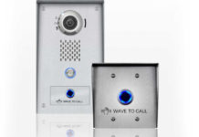 Aiphone's New Hand Wave Call Sensor can connect to any compatible IX Series door station for touch-free calling.