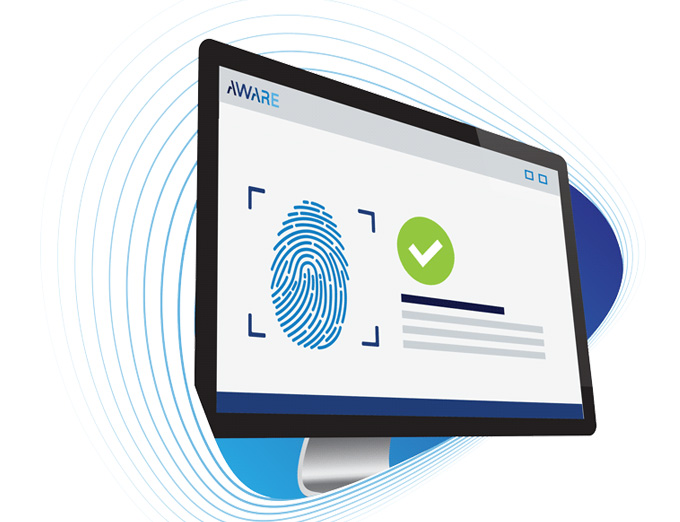 The AwareABIS™ Automated Biometric Identification System supports fingerprint, face, and iris recognition for large-scale biometric identification. Its modular architecture helps security teams configure and optimize the system for civil or criminal applications.