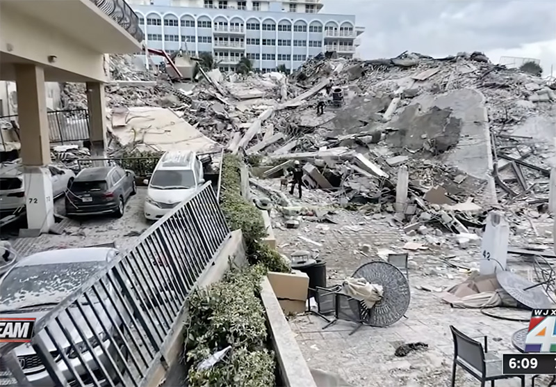 Federal Emergency Management Agency (FEMA) has approved the emergency declaration from the state of Florida for the Surfside building collapse, according to a news release issued Friday night by the Florida Division of Emergency Management (FDEM), which will allow for additional resources to be brought in. (Courtesy of WJXT YouTube)