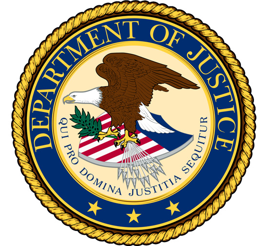 US Dept of Justice Logo