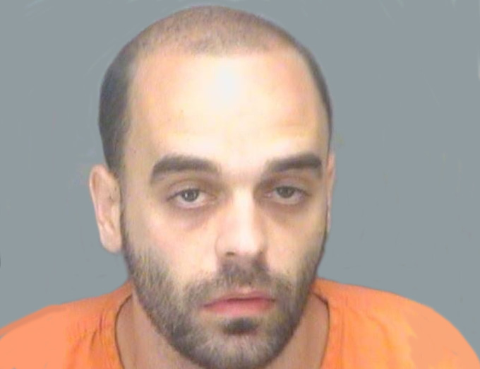 Steven Jordan, 31, was arrested after he threatened to 