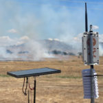 S&T Two prototype fire sensors were captured during a June 2021 field test in California.