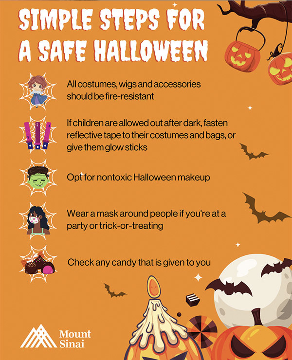 Halloween Safety courtesy of Mount Sinai