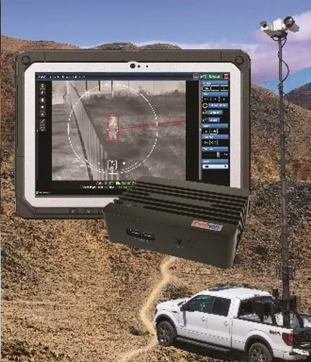 PureActiv® uses geospatial (GIS map-based) map technology to display camera, radar, and other sensors locations and their field-of-views, alarm events, and target tracks. I