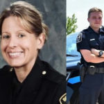 Bradley Sgt. Marlene Rittmanic and Officer Tyler Bailey