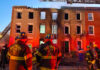 Baltimore officials confirmed Monday evening that three firefighters were killed and another firefighter is in critical condition following the collapse of a rowhome. (Courtesy of Baltimore Fire and Twitter)