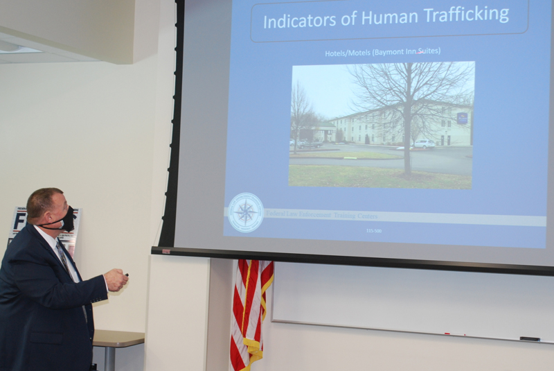 FLETC's HTAT program stresses the importance of law enforcement officers taking a victim-centered approach in human trafficking investigations. (Courtesy of DHS)