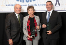 Honored in the 2021 'ASTORS' Awards Ceremony and Luncheon Commissioner Bill Bratton Executive Chairman, of TENEO Risk Advisory; Dr. Kathleen Kiernan, President of NEC National Security Solutions; and Transportation Security Administration and U.S. Coast Guard Vice Admiral (Rtd) David Pekoske.