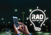 RAD Light My Way is the first of its kind facility and campus safety solution where users can control the lighting and security conditions of their environment.