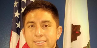Prior to his joining Salinas Police in 2020, 30-year-old Officer Jorge Alvarado Alvarado, who is survived by his fiancee and his mother, had served as an officer with the Colma Police Department, and was also a U.S. Army veteran. (Courtesy of the Salinas PD)