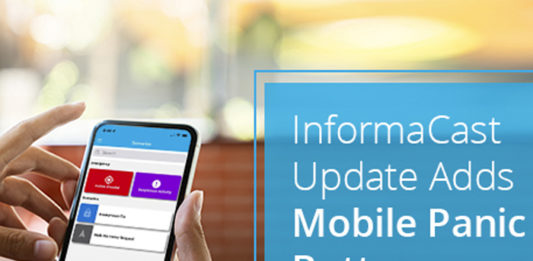 InformaCast Mobile Panic Button from Singlewire Software, offers personalized protection, along with the ability to quickly and easily trigger mass notifications sent as SMS text, push notifications, emails and audio messages to reach as many people as possible, as fast as possible.