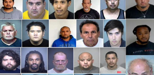 The "April Fools" undercover operation targeting the demand for child sex crimes and human trafficking netted 29 male arrests in Arizona. (Courtesy of ICE)