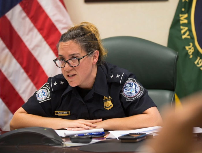 As Lead Field Coordinator, Director of Field Operations, for the CBP Miami/Tampa Field office DEAC Sabatino led a meeting of CBP Region IV emergency operations center leadership as preparations were made for impending rescue and recovery operations for Hurricane Irma. (Courtesy of U.S. Customs and Border Protection by Glenn Fawcett)