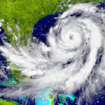 Huge,Hurricane,Near,Florida,In,America.,Elements,Of,This,Image