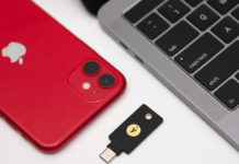 The YubiKey 5C NFC is the world’s first multi-protocol security key with smart card support, designed with both near-field communication (NFC) and USB-C connections on a single device.